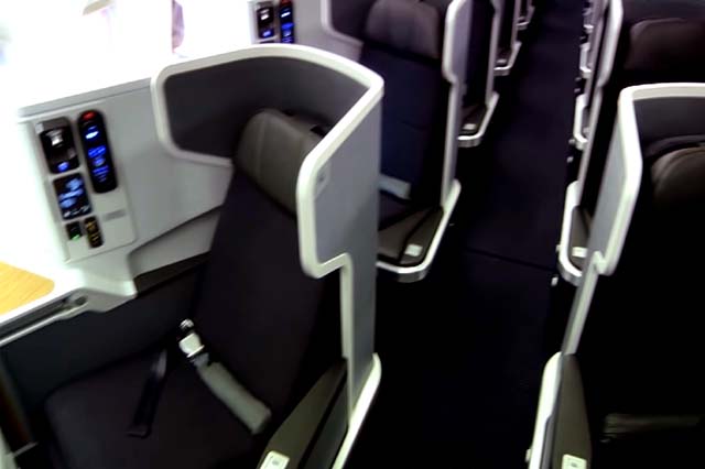 American Airlines seat